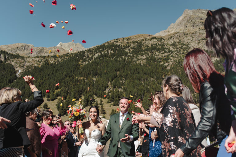 salida de los novios